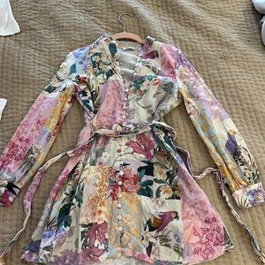 Zara Floral Patchwork Dress